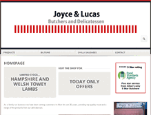 Tablet Screenshot of joyceandlucas.com